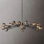 Kelly Glass Round Chandelier 60''