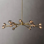 Kelly Glass Round Chandelier 60''