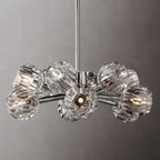 Kelly Glass Round Chandelier 24''