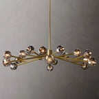 Kelly Glass Round Chandelier 60''