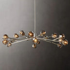 Kelly Glass Round Chandelier 60''