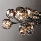Kelly Glass Round Chandelier 48''