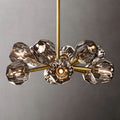 Kelly Glass Round Chandelier 24''