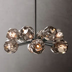 Kelly Glass Round Chandelier 24''