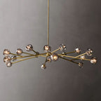Kelly Glass Round Chandelier 72''