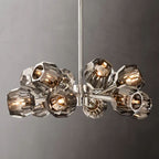 Kelly Glass Round Chandelier 24''