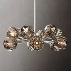 Kelly Glass Round Chandelier 24''