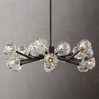 Kelly Glass Round Chandelier 36''