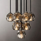 Kelly Glass Round Cluster Chandelier 14''