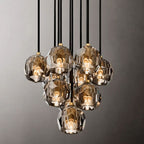 Kelly Glass Round Cluster Chandelier 14''