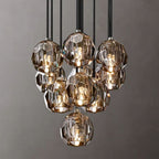 Kelly Glass Round Cluster Chandelier 14''