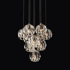 Kelly Glass Round Cluster Chandelier 14''