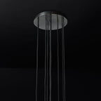 Kelly Glass Round Cluster Chandelier 14''