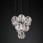 Kelly Glass Round Cluster Chandelier 14''
