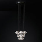 Kelly Glass Round Cluster Chandelier 19''