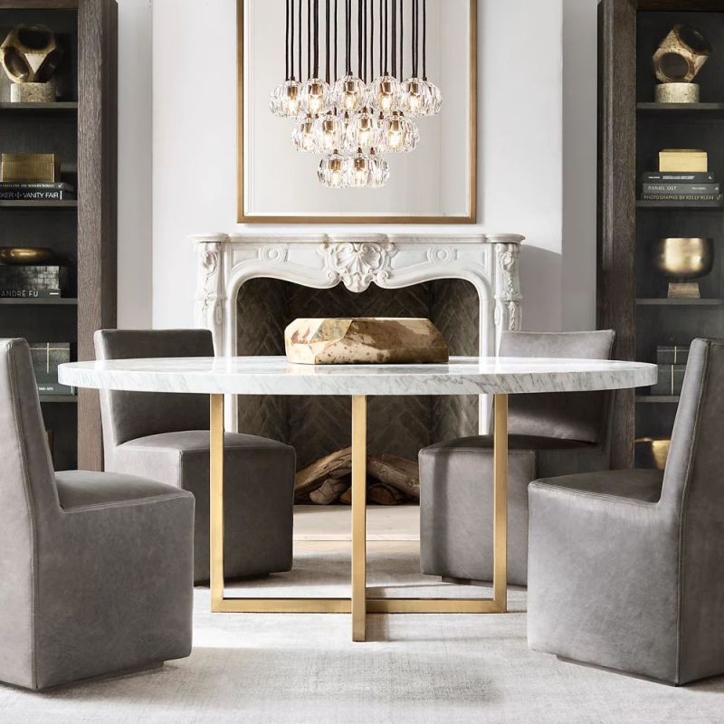 Kelly Glass Round Cluster Chandelier 19''
