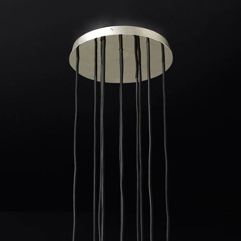 Kelly Glass Round Cluster Chandelier 14''