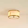 Small Upsala Alabaster Flush Mount Ceiling Light