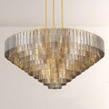 Chan Smoke Round Chandelier 65"