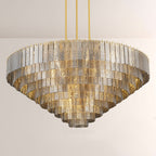 Chan Smoke Round Chandelier 65"