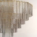 Chan Smoke Round Chandelier 41"