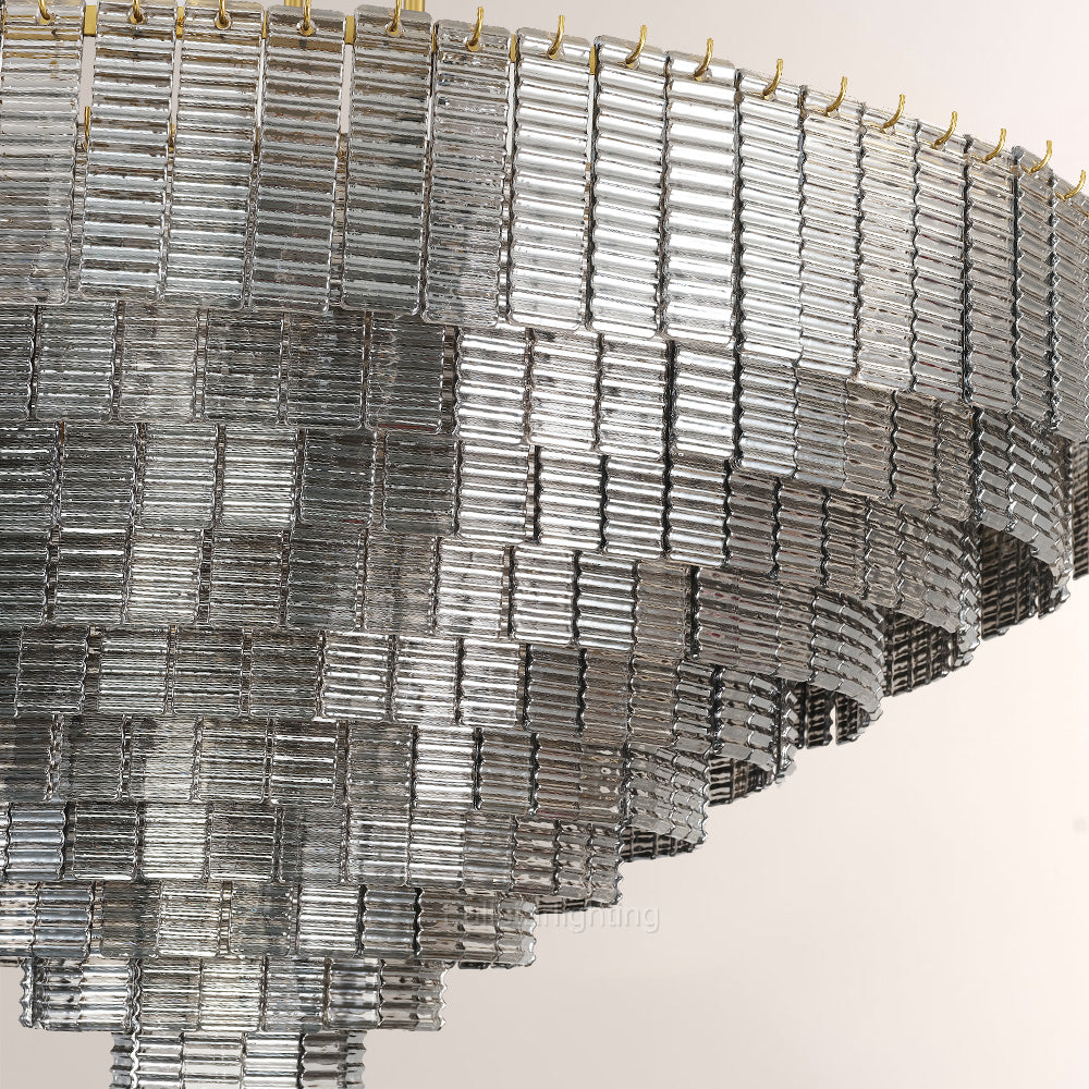 Chan Smoke Round Chandelier 65"