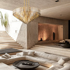 Chan Smoke Round Chandelier 65"