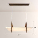 Spencer Fabric Linear Chandelier