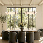 Spencer Fabric Linear Chandelier