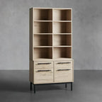 Sullivan Single Bookcase with File Base