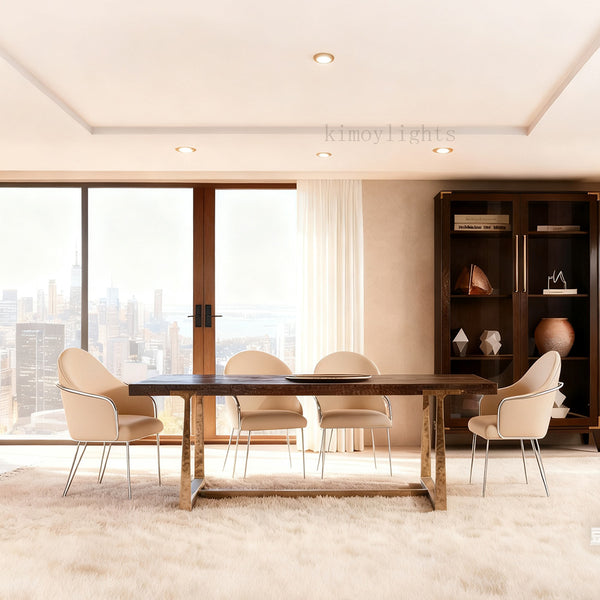 T-Brace Extension Dining Table