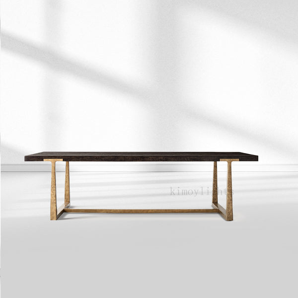 T-Brace Extension Dining Table