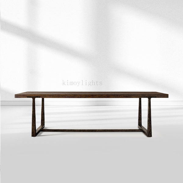 T-Brace Extension Dining Table