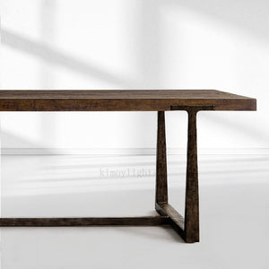 T-Brace Extension Dining Table
