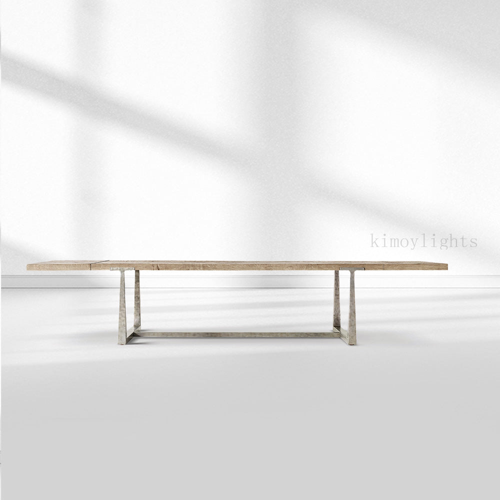 T-Brace Extension Dining Table