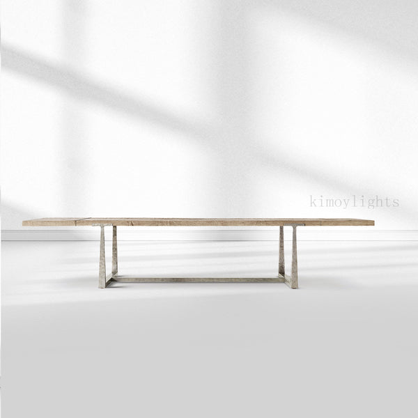 T-Brace Extension Dining Table