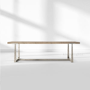 T-Brace Extension Dining Table
