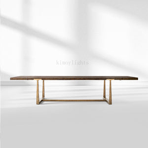 T-Brace Extension Dining Table