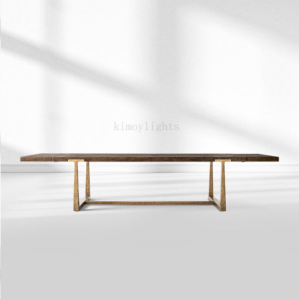 T-Brace Extension Dining Table