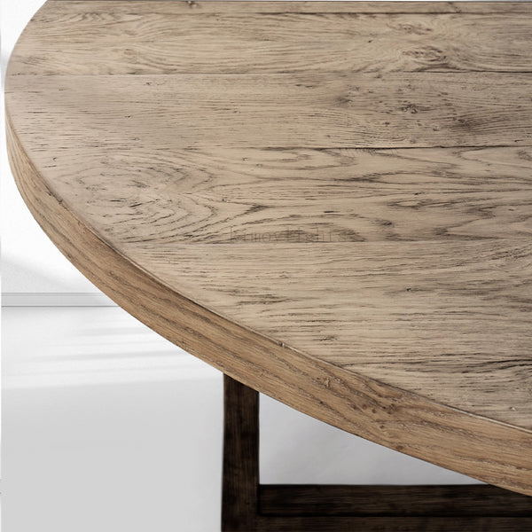 T-Brace Round Dining Table