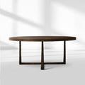 T-Brace Round Dining Table