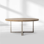 T-Brace Round Dining Table