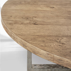 T-Brace Round Dining Table