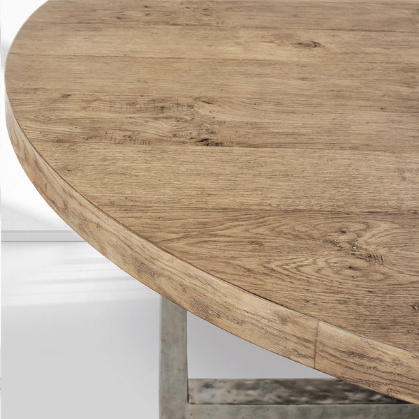 T-Brace Round Dining Table