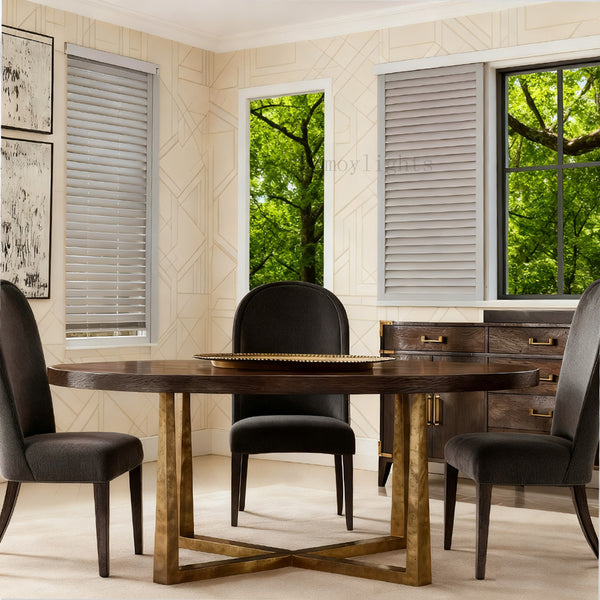 T-Brace Round Dining Table