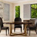 T-Brace Round Dining Table