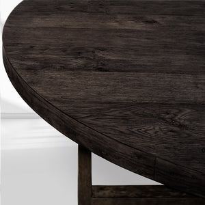 T-Brace Round Dining Table