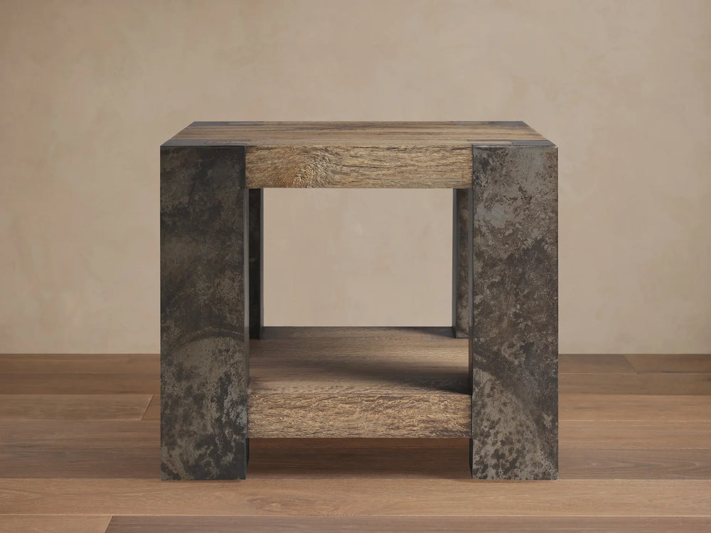 Telluride Oak End Table