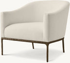 Thadeus Barrelback Slope Arm Chair