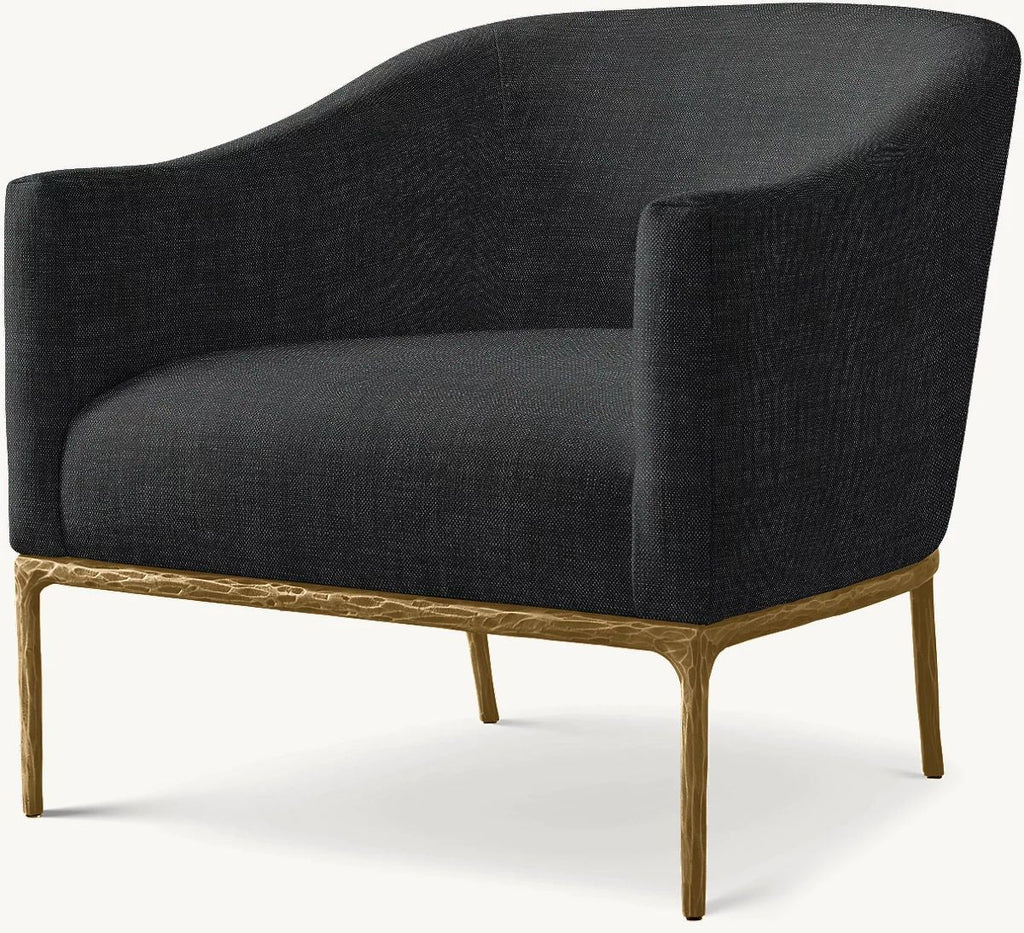 Thadeus Barrelback Slope Arm Chair